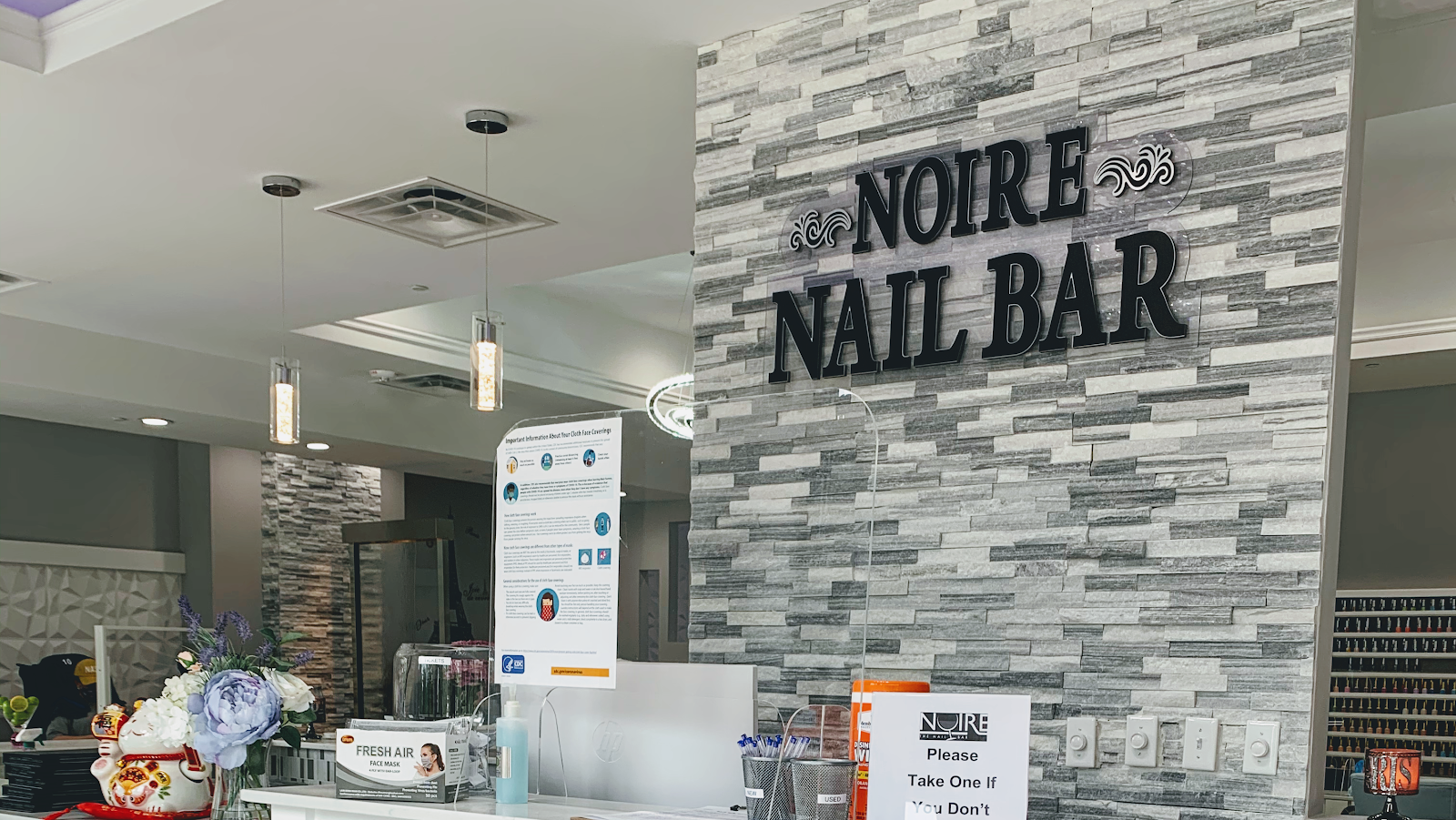 NOIRE THE NAIL BAR North Raleigh logo
